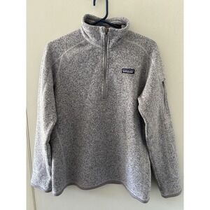 Patagonia Women's Better Sweater Fleece Pullover 1/4 Zip Purple Heather Sz Large